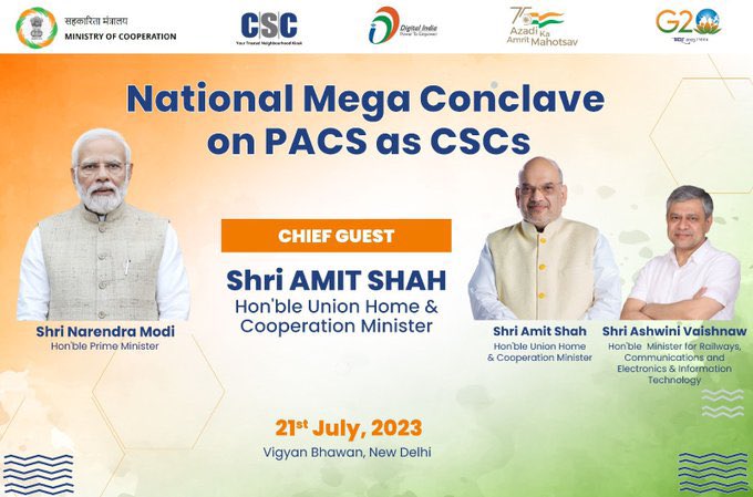 mitrauday06's tweet image. #PACSasCSCs #SahakarSeSamriddhi 
@CSCegov_
