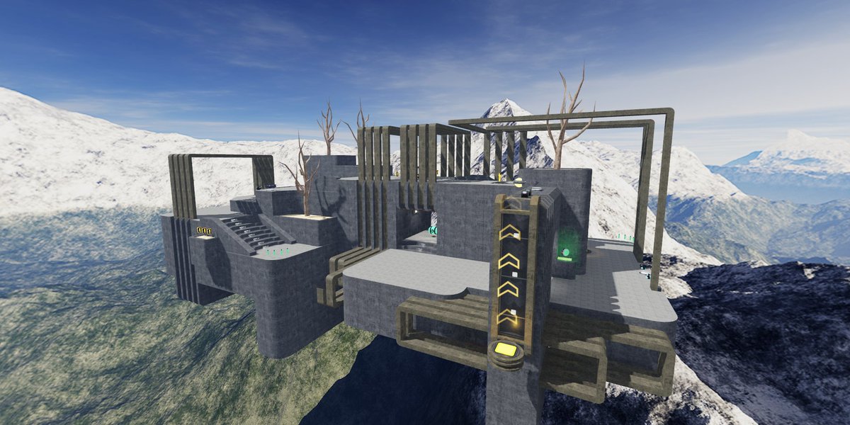 Rings0fSaturn2k's tweet photo. New map: Idyll.
A fun map from Cube 2 - recreated by @mclyntree.
Fantastic map that's ideal for 1v1, free for all, and instagib!
#Roblox #RobloxDev #RedshiftArena #RedshiftArena2 https://t.co/nXGyDCGkHn