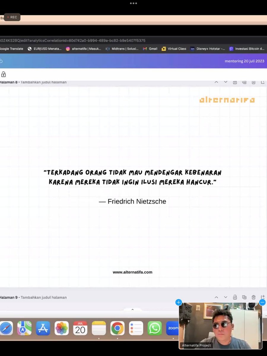 Alter kalo ngadain webinar pasti ga berasa banget, tau-tau udah 4 jam aja. Bener-bener seseruu ituu pls 🤩