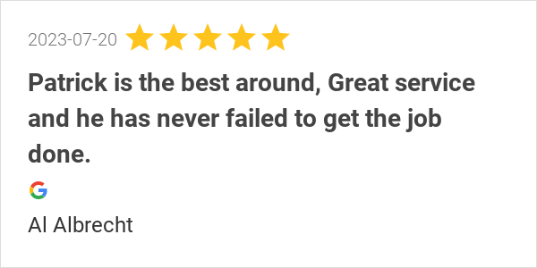 TCPCRepair's tweet image. New 5.0-star Review: &quot;Patrick is the best around, Great service and he has never failed to get the job done.&quot;