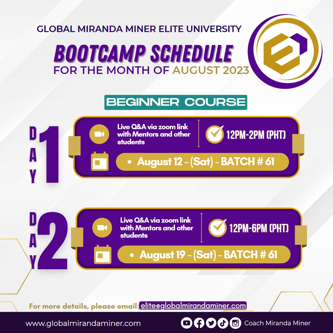 gmmg_official's tweet photo. 🚨 Ang bilis ng mga araw! Elite University Bootcamp for AUGUST enrollment is ongoing! 

👉 Enroll now: https://t.co/YxCuJ9UHfu and use the coupon code: iamprofitable to track your courses

📌New to trading, use BingX: https://t.co/NUgWs1dvf9

#GMMG #EliteUniversity #crytolearning https://t.co/ACgkosiujN
