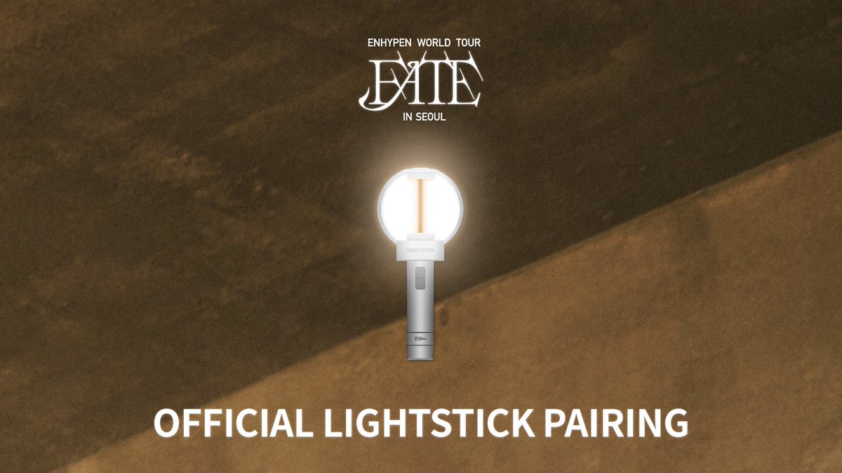ENHYPEN's tweet photo. ENHYPEN WORLD TOUR ‘FATE’ IN SEOUL GUIDE - LIGHT STICK PAIRING  📆 When 2023년 07월 29일 6PM(KST) + ONLINE 2023년 07월 30일 5PM(KST) + ONLINE  🏟️ Where KSPO DOME  #엔하이픈 #ENHYPEN 
#EN_WORLDTOUR_FATE #FATE_IN_SEOUL https://t.co/dKUYpBTHlN