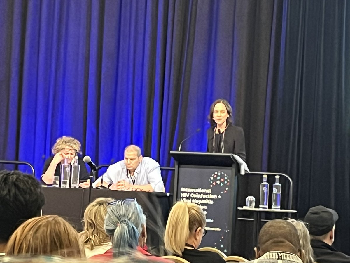 ele_morrison's tweet photo. @aivl Brilliant peer Peta from PBHRWA presentating about a true community hepC peer project facilitated by Sione @HRV_Aust  #IHCVHEC23 https://t.co/YXTjx3YRua