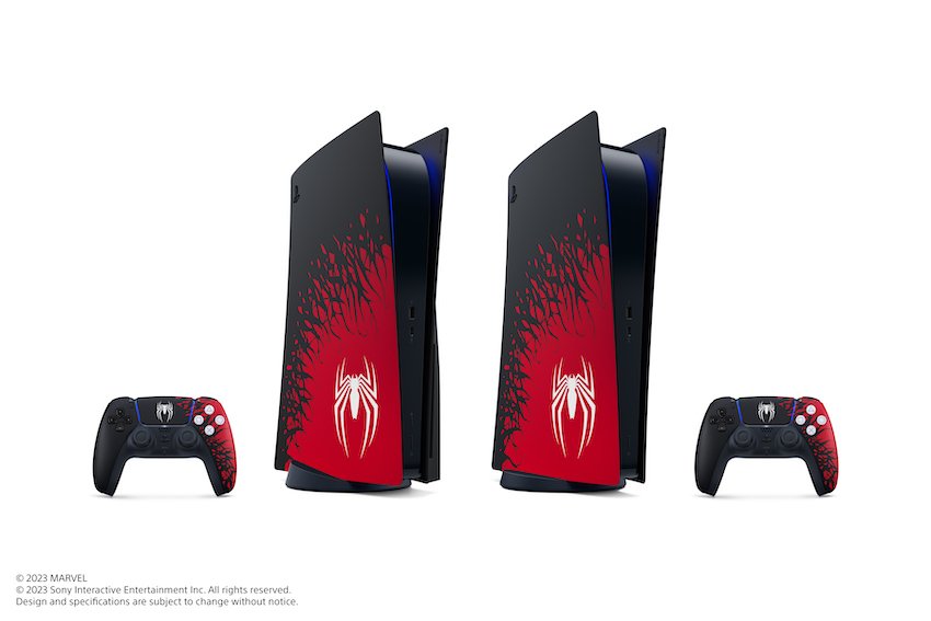 the_river_jp's tweet photo. 『Marvel’s Spider-Man 2』特別仕様のPS5、カッコよすぎない？
https://t.co/Hb0vZVhad2

スパイダーマンの"赤"と、ゲームに登場するヴェノムのシンビオートの"黒”が混ざり合ったスタイリッシュデザイン。ゲーム同梱版が発売。

#スパイダーマン #ヴェノム https://t.co/iYuuVrKv6T
