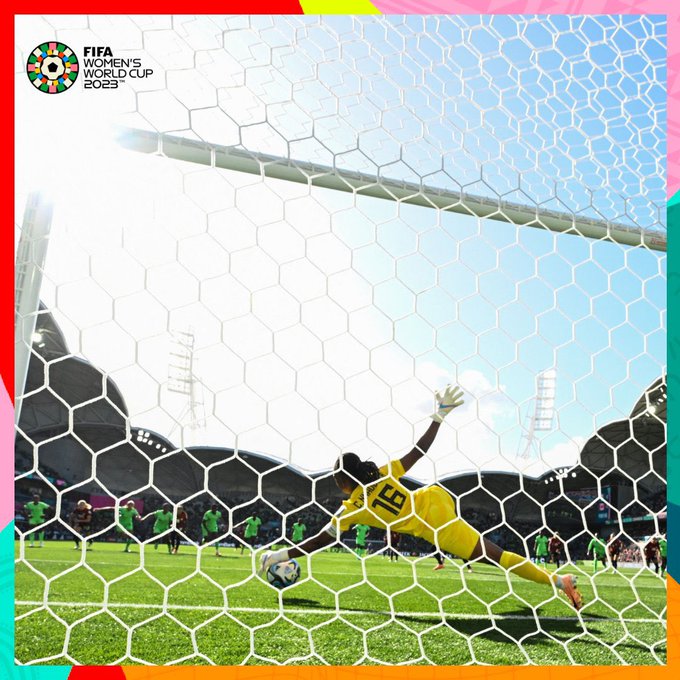 Brilliant save by Super Falcons Goalkeeper