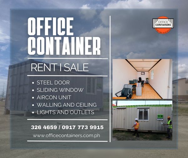 containers22's tweet photo. CCM's Office container can be used as training room for on-site safety orientations and skill development sessions.
Contact us today to learn more about our rental options.
📷 326 4659 / 350 1610
📷 0917 773 9915 / 0910 818 1996
📷 info@ccm.com.ph
📷 https://t.co/rtyZCYXfsa https://t.co/w4ZLJDAVMS