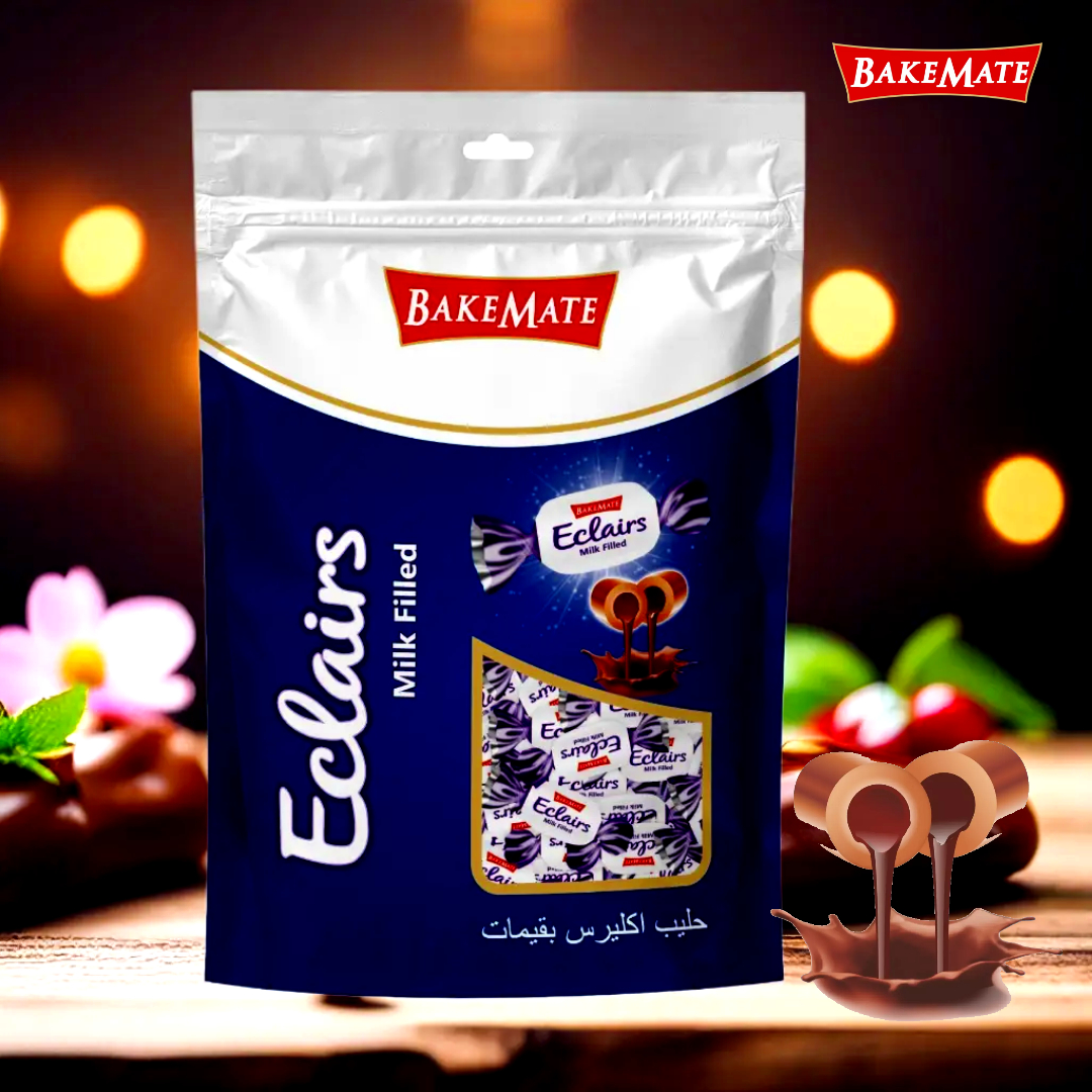 bakemateglobal's tweet photo. Make your taste buds more magical in every bite - BAKEMATE Eclairs
https://t.co/ybvWArc8Oj
#DuoDelight #MoldedChocolates #ChocolateLovers #SweetTreats #IndulgeInGoodness #Chocolate #EnrobedChocolate #Bakemate #chocolates #Amazon #Flipkart #EclairsToffee #EclairsCandy #candy https://t.co/cdGEmL3vix