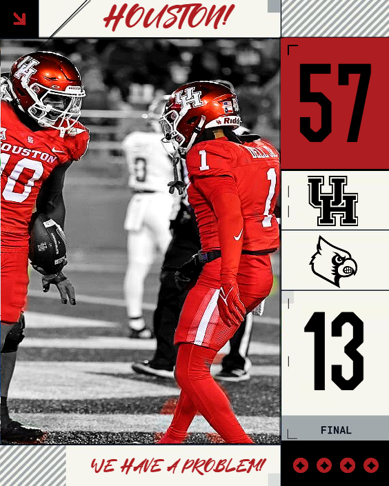 Houston..... we have a problem! We are heating up bringing our record to 2-2 In what can only be described as a beatdown at Louisville