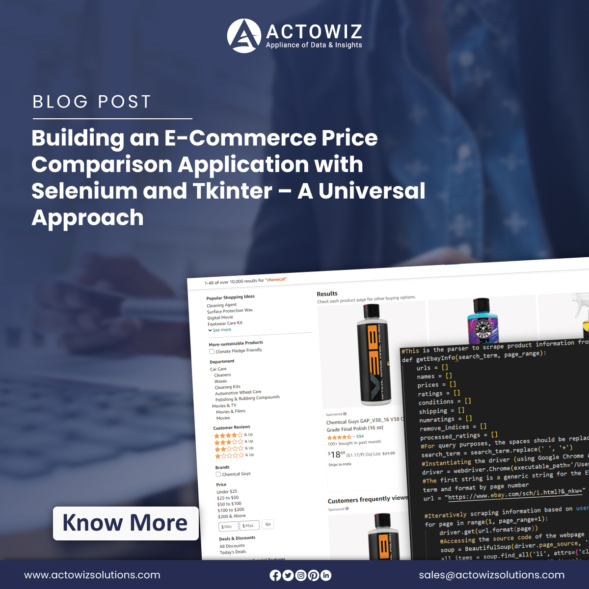 actowizsolution's tweet image. In this #blog, we will guide you through building a #webscraper using Python, specifically the #Selenium library & #Tkinter framework, to create an efficient & user-friendly ecommerce #pricecomparison application.
medium.com/@actowiz/build…
#actowizsolutions #usa #uk #uae #canada