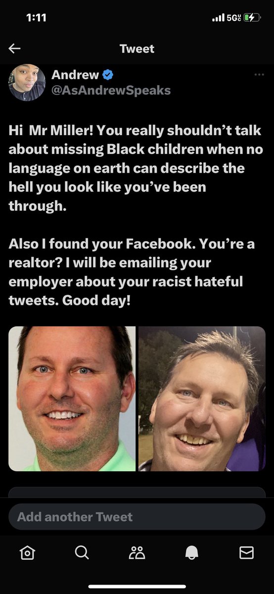 HeyImReallyDrew's tweet image. He locked that account so fast and Im STILL contacting his employer. 🤭