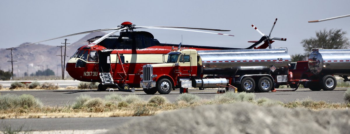 ShorealoneFilms's tweet image. Wildfire aviation assets ready for the fight! staged at Fox Field in #Lancaster #AvGeek #AirAttack 07-20-23