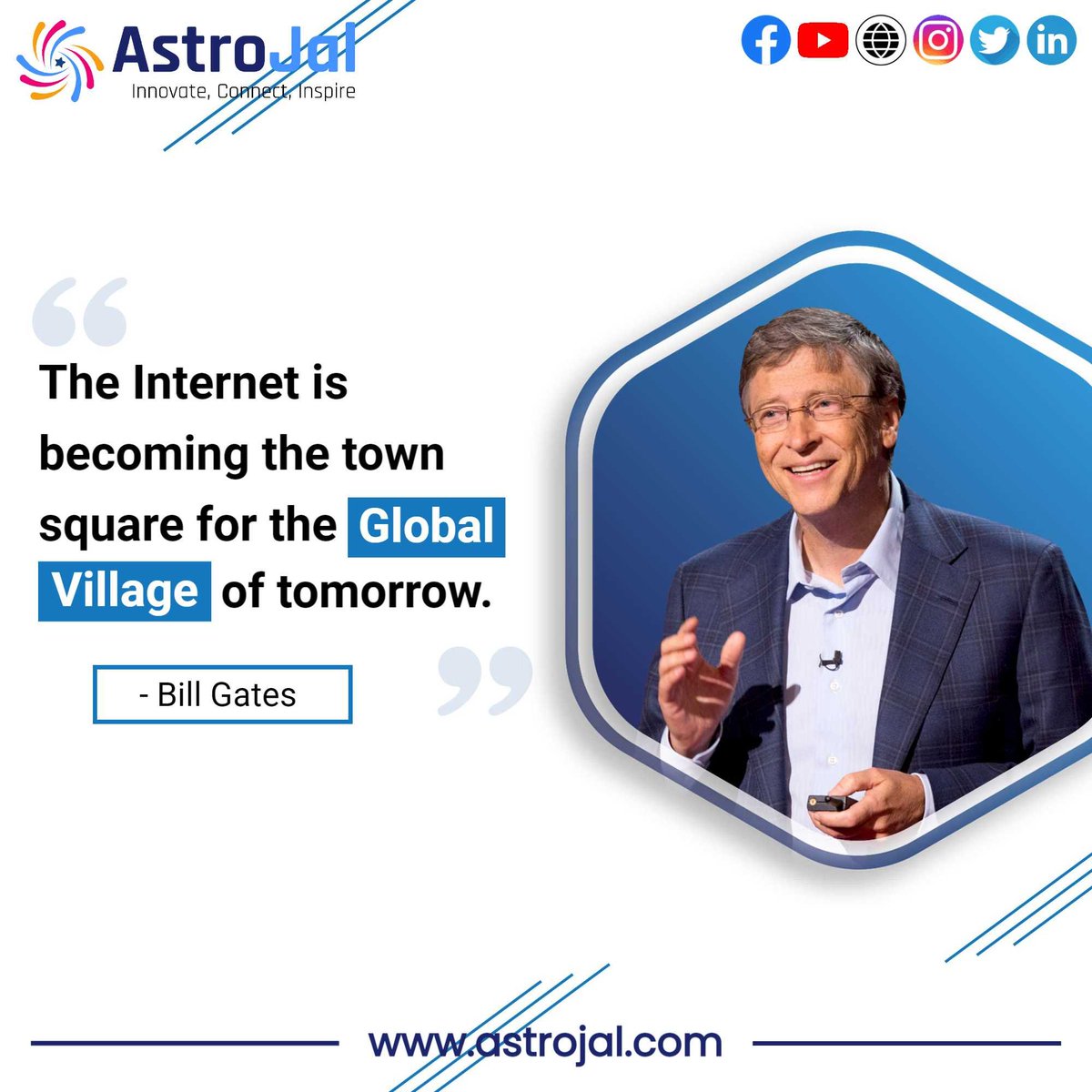 'Internet is becoming the town square'

The internet has become the central information hub and a common meeting ground for the inhabitants of all corners of the Earth.

#InternetLovers #INTERNET #internetusage #astrojal #astrojaltechnology #itsocial