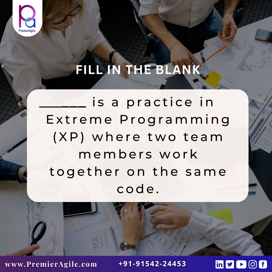PremierAgile's tweet image. Fill in the blank!
Read Carefully, think and let us know in the comment section.
#agile #extremeprogramming #agileteam
#agilemethodology #fillintheblank