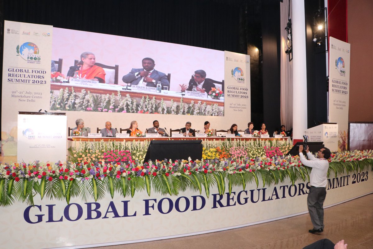 'Nanotechnology is a good way of delivery of nutraceuticals as breaking down particle size enhances absorption but there is a need to understand  the toxicological effect of enhanced absorption' - Dr. Sridevi Annapurna Singh, Director, CSIRCFTRI, Mysuru

#GFRS2023 #FoodSafety