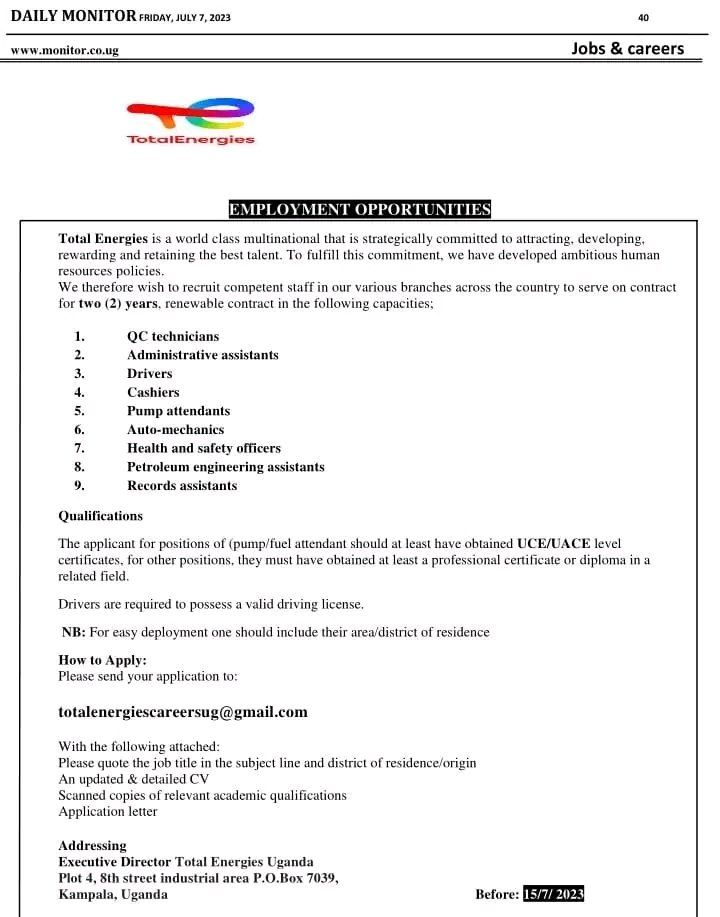 +256765124790, +256778036267
Let's be aware of these fools going around asking for money from the unemployed in form of printing their documents
Let's be very careful about those fools, they're scamers who got nothing to do but to steal from the unemployed