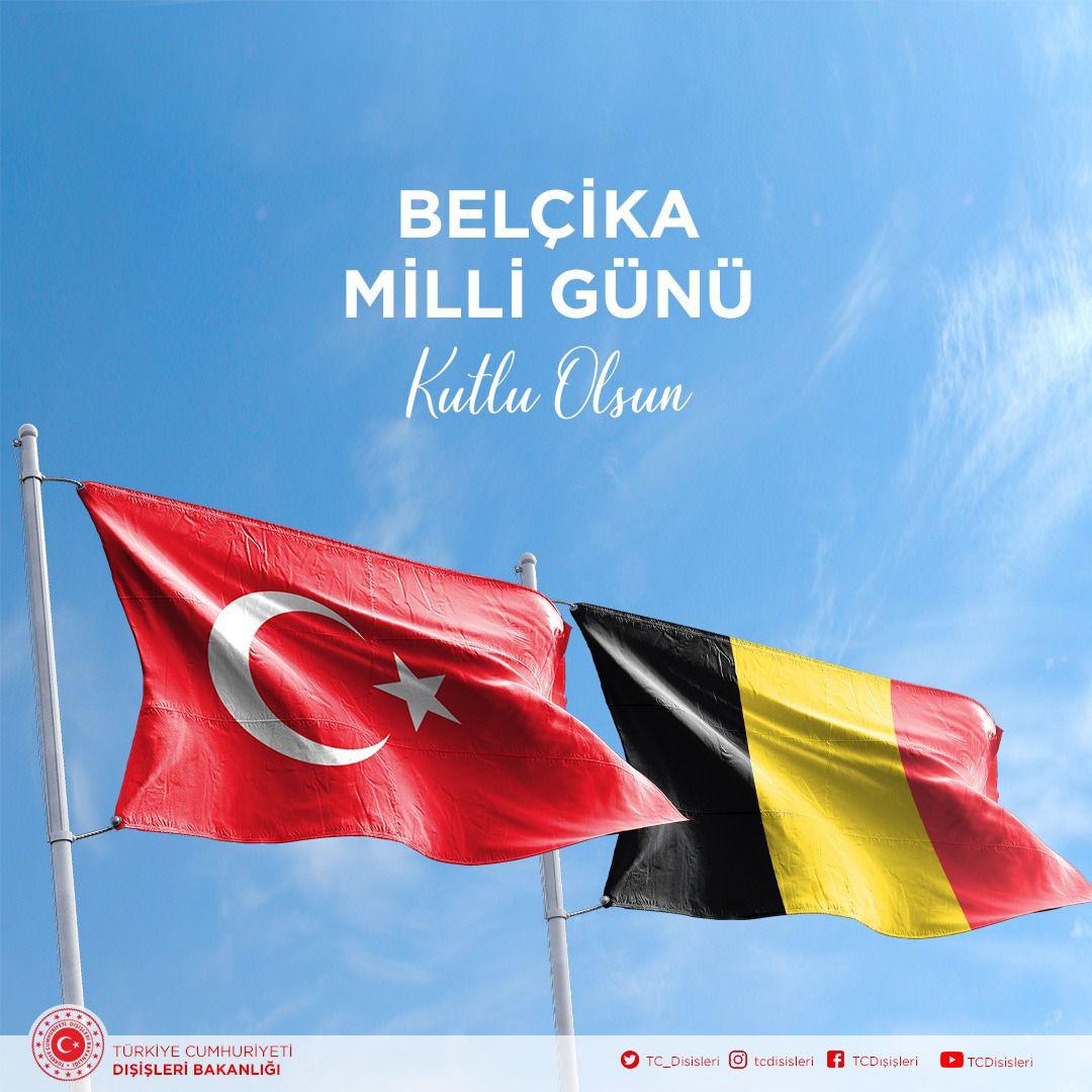 Müttefik #Belçika’nın milli günü kutlu olsun!🇹🇷🇧🇪