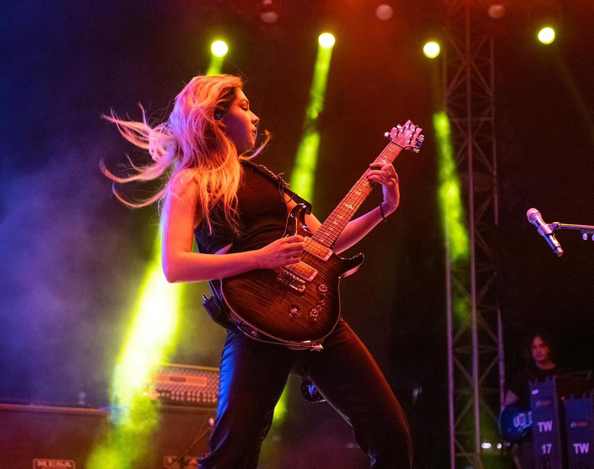TheWarningAust's tweet photo. ⚡️🎸🤘 It’s Dany Day. ☺️🔥⚡️
#TheBestDay #DanyVillarreal #TheWarningBand
https://t.co/UUoIKqjq7w https://t.co/UfnXoxkI5N
#femaleguitarist #rockguitarist #mansonguitars #PRSGuitars #inearzartist #mujeresguitarista #OrangeAmps #LavaRecords #DanyDay https://t.co/NnNUqzAccL