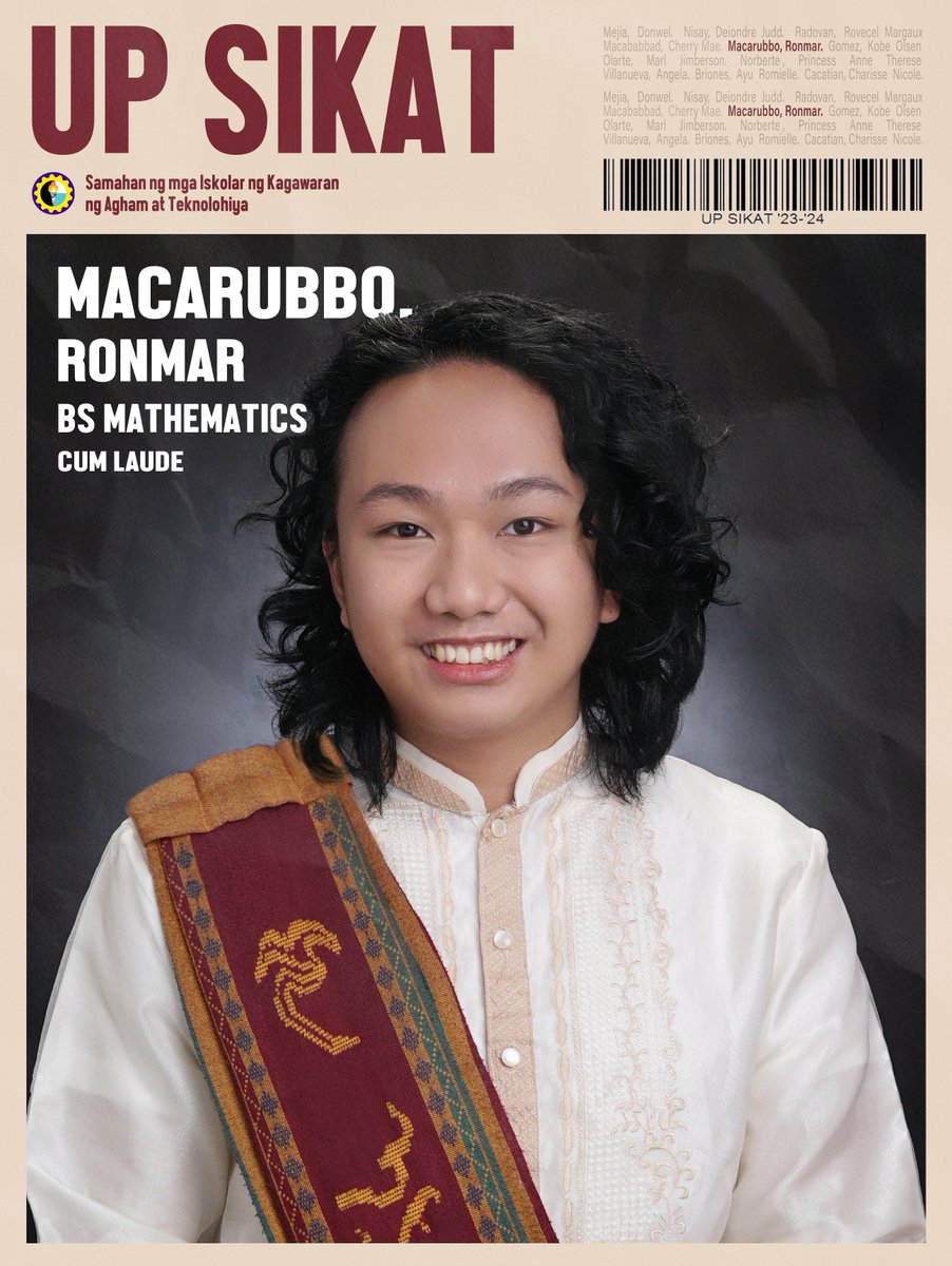 UP_SIKAT's tweet photo. With hearts full of curiosity and brimming with innovation, you will all embark on a journey that will redefine the boundaries of scientific exploration. Congratulations to the phenomenal class of 2023! https://t.co/d0DZ0fVkJF