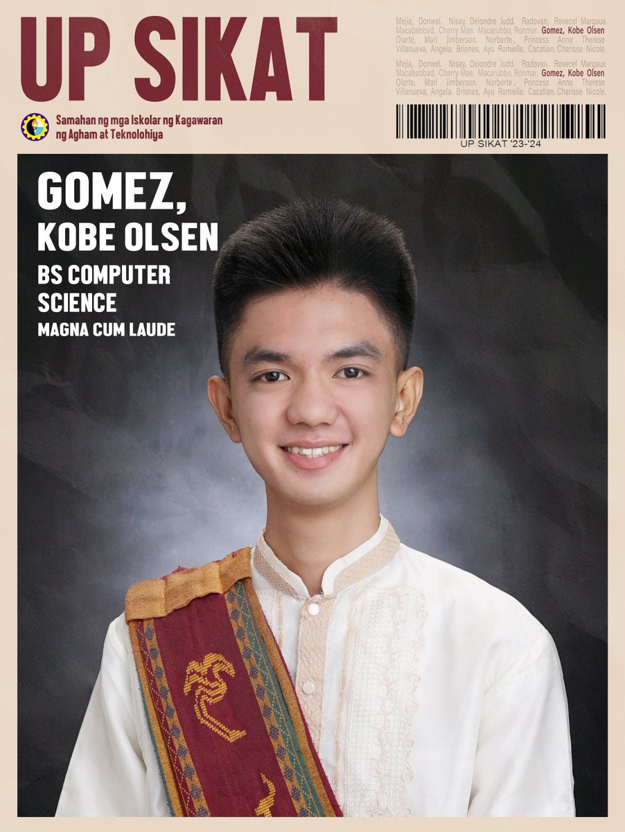 UP_SIKAT's tweet photo. With hearts full of curiosity and brimming with innovation, you will all embark on a journey that will redefine the boundaries of scientific exploration. Congratulations to the phenomenal class of 2023! https://t.co/d0DZ0fVkJF