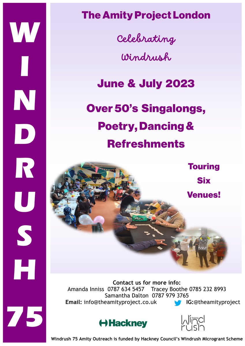 TheAmityProject's tweet image. The joy we saw yesterday was absolutely priceless, sharing #olderpeople's windrush experiences through poetry with a fun singalong. Lots of singing, dancing &amp;amp; chair-dancing too! We made a difference to those who cant get out &amp;amp; about! @hackneycouncil @lovehackney #HackneyWindrush