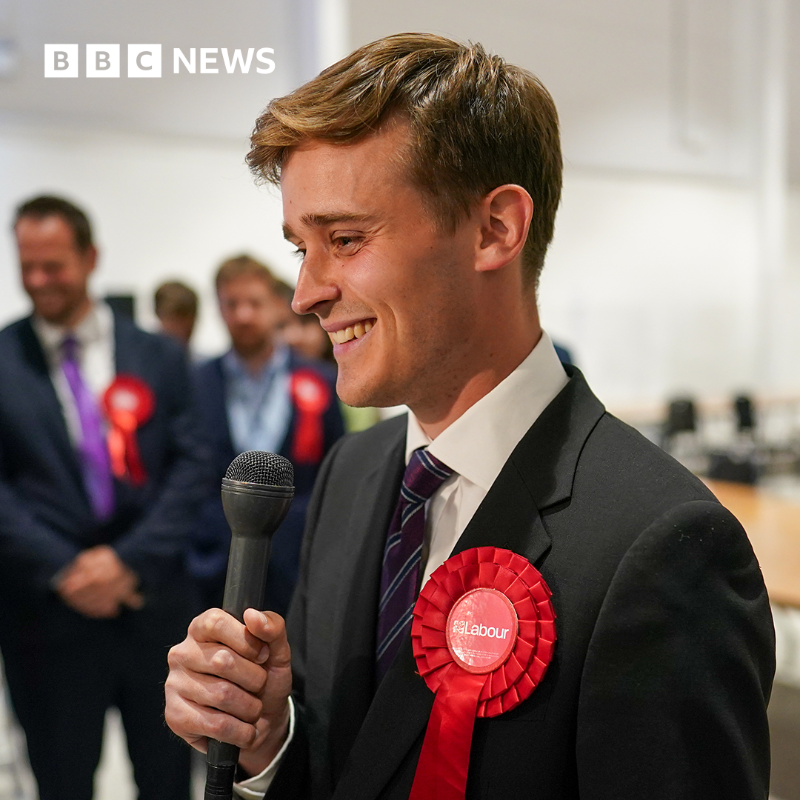 BBCNews's tweet photo. Labour's Keir Mather wins by-election in Selby and Ainsty, becoming the youngest MP at Westminster at 25 years old

Live updates ⬇️