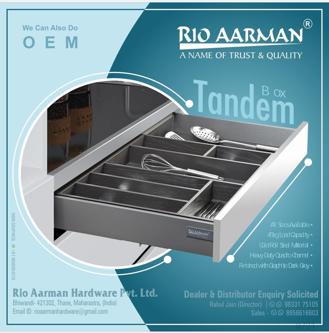 “𝐑𝐈𝐎 𝐀𝐀𝐑𝐌𝐀𝐍 𝐇𝐀𝐑𝐃𝐖𝐀𝐑𝐄' have all sizes of tandem box with 45kgs of load capacity and heavy duty quadro channel in best quality.

#rioaarmanhardware #Aaro #hardwarestore #AutoHinges #SlidingTrackRollers #Tendombox #hardware #OEM