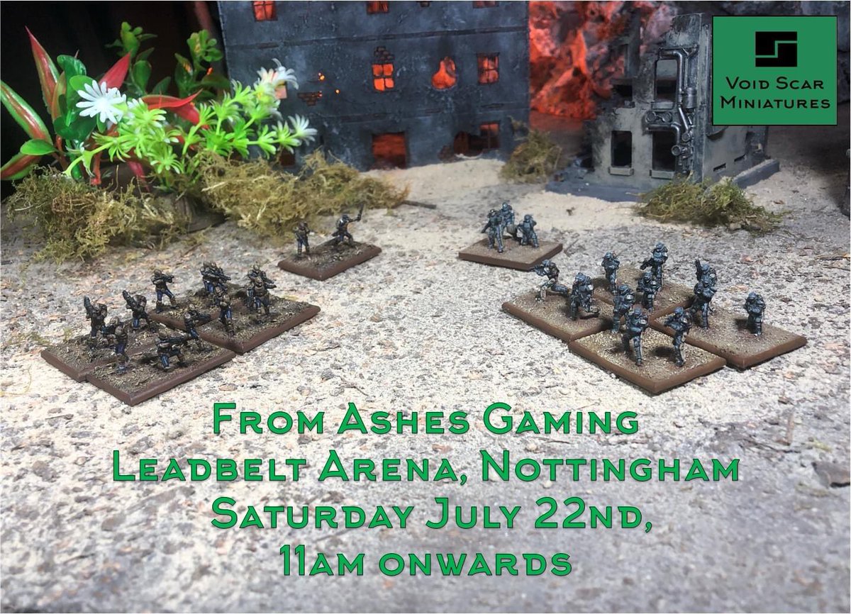 A quick last-minute reminder folks about the From Ashes Gaming Day this Saturday at LeadBelt Games Arena, 11am onwards - see you there!

Void Scar Barn
