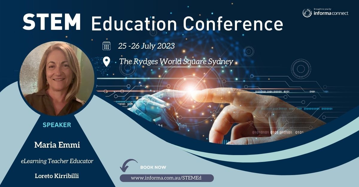 Excited to be presenting at next week's STEM Education Conference 2023 - Building Communities of Learners through STEM with <a href="/AAnagnostu/">Argiro Anagnostu</a>   informa.com.au/STEMEd #STEMEd #STEMeducation <a href="/Loreto_LK/">Loreto Kirribilli</a>