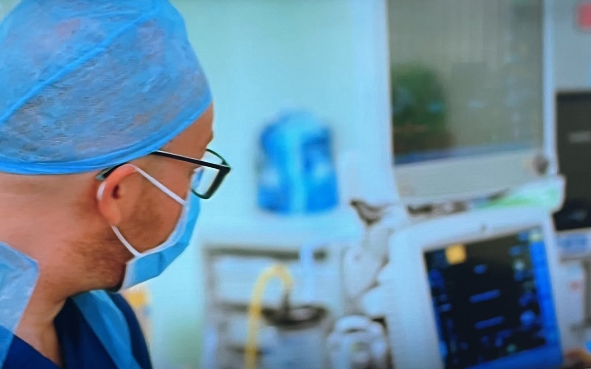 Here’s me, on #Channel5 last night. There was A LOT more going on in this scene than what you can see, but it’s been edited out. #ODPs, the unsung practitioners of the #NHS