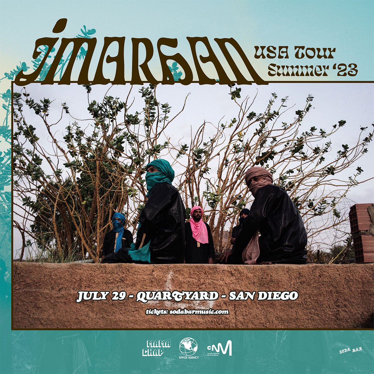 SAT 7/29 <a href="/QuartyardSD/">Quartyard</a> – <a href="/Imarhanband/">Imarhan</a> • 🎟: link.dice.fm/g914fd0a8010