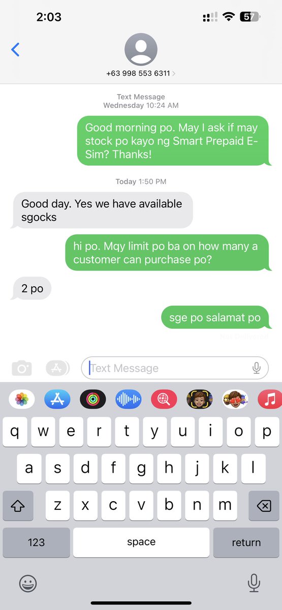 ArgarinJeanfred's tweet image. Sa mga naghahanap dyan ng Smart Prepaid Esim around Pangasinan area, may stock daw po sa Smart SM Dagupan. 2 esims per customer can be purchased. 😉 #smartesim #esim