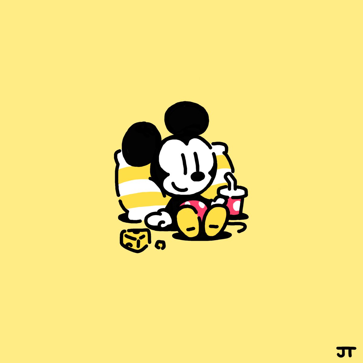 「Chill Mickey」|James Turnerのイラスト