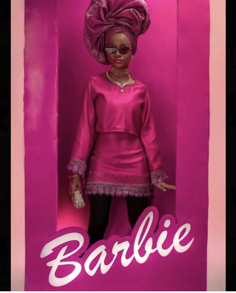 Barbie will regret coming to Nigeria 
Oluwabarbielola😂😂
This is beautiful tho👏👏👏