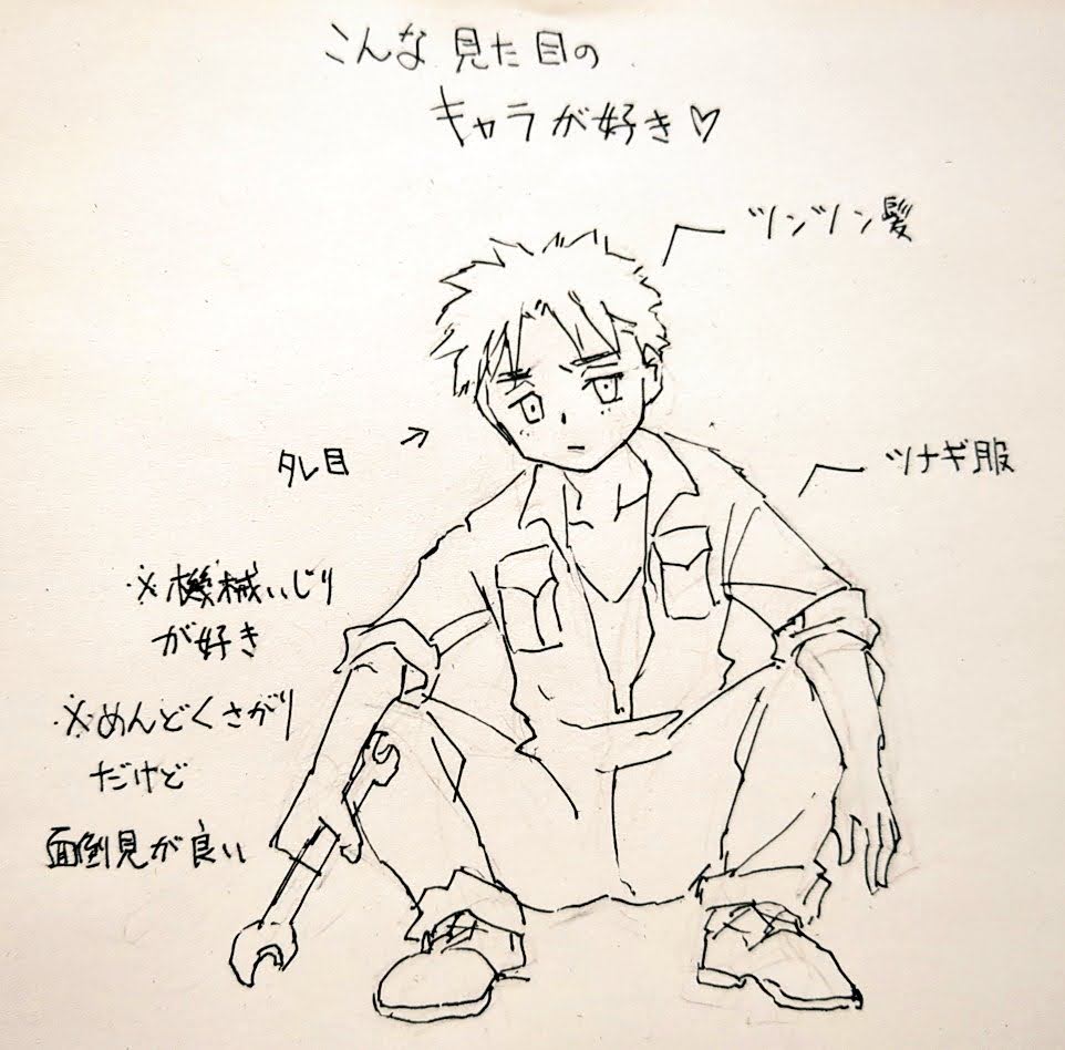 「タレ目って良くないですか?」
#こんな見た目のキャラが好き
#コルクラボマンガ専科
#伊吹マンガ 