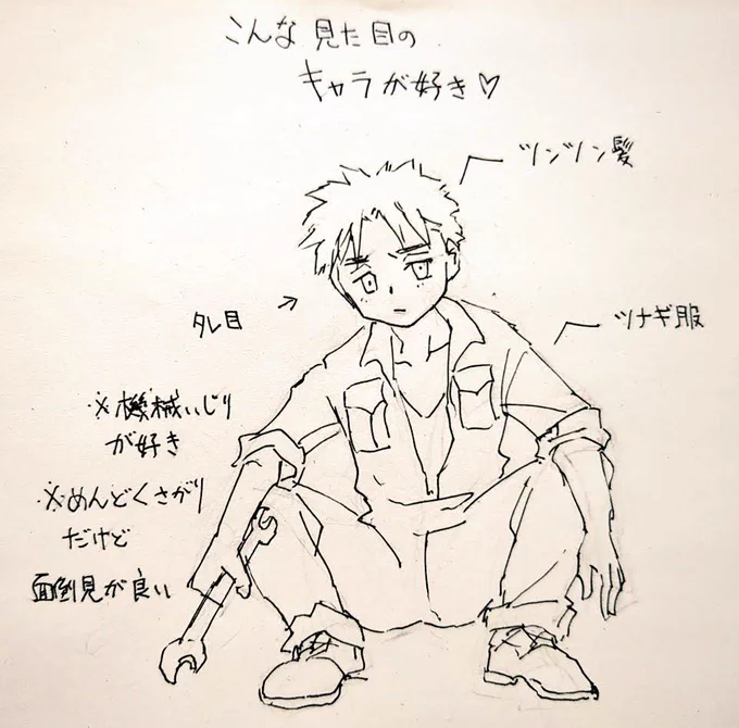 「タレ目って良くないですか?」
#こんな見た目のキャラが好き
#コルクラボマンガ専科
#伊吹マンガ 