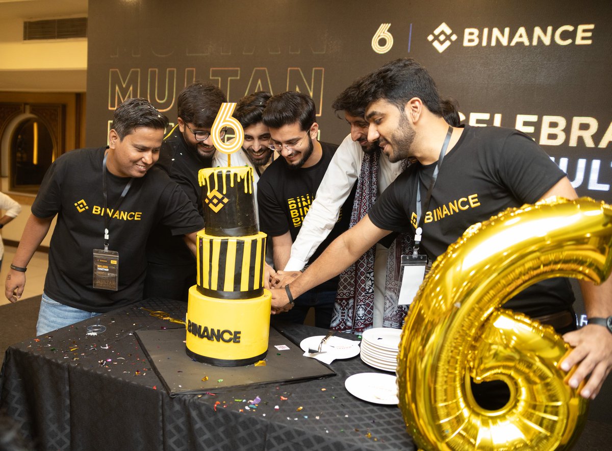 P4Provider's tweet photo. 6YA Celebration of Binance at #Multan 

Unforgettable celebration  🎉 #BinanceTurns6 https://t.co/6W9KKWKVfH