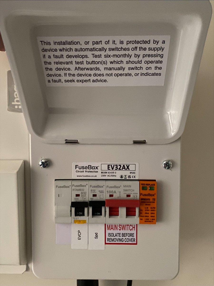 blandfordsllp's tweet image. Home electric vehicle charge point  supplied and installed by the @blandfordsllp EV team. The @WeAreProjectEV charger, chosen by our customer, looks stylish on the side of their house. #ev #ElectricVehicles #electrcians