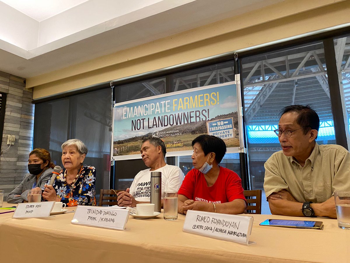 ‼️ PRESS STATEMENT

Ahead of President Bongbong Marcos’ State of the Nation Address (SONA), farmers raise doubts whether the recently signed new agrarian emancipation law that seeks to condone agrarian debts will indeed benefit farmers .

Read at 👇
focusweb.org/emancipating-f…