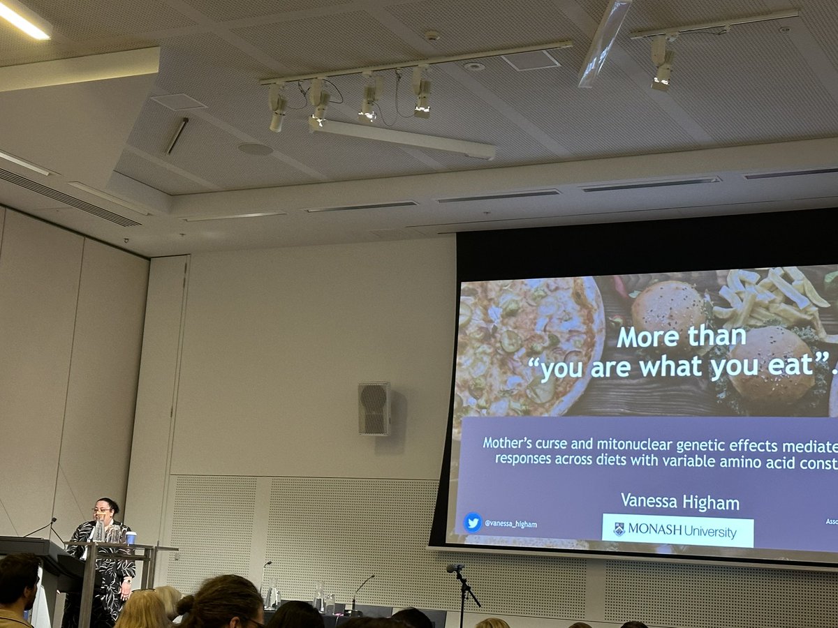 Ekta (@ekta05264282) on Twitter photo Amazing talk by <a href="/vanessa_higham/">Vanessa Higham</a> looking at the diet modification and changes in phenotypic expression mediated by mito-nuclear interactions #icg2023 #dowlinglab Amazing talk by <a href="/vanessa_higham/">Vanessa Higham</a> looking at the diet modification and changes in phenotypic expression mediated by mito-nuclear interactions #icg2023 #dowlinglab