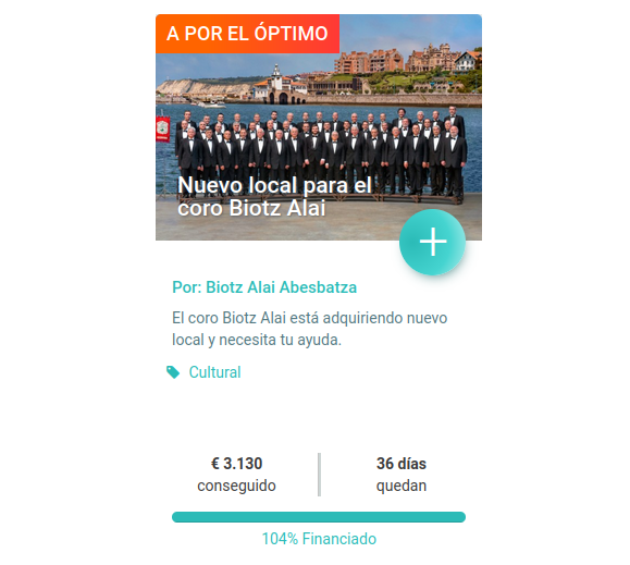 ¡Increíble apoyo en los primeros cuatro días! 🎉 Muchas gracias a todos los que han contribuido, ¡Pero aún no hemos terminado! 🌟 Invitamos a los que aún no lo han hecho a participar en nuestra campaña y extenderla. goteo.cc/biotzalaieu
#goteofunding #ApoyaLaMúsica