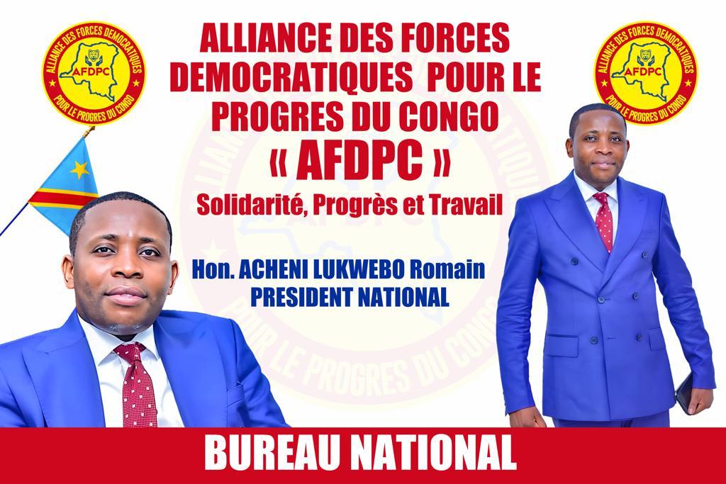 AfdpcOfficielle's tweet photo. 🔴Le Prédt Nat. du parti politique Alliance des Forces Démocratiques pour le Progrès du Congo, "AFDPC", Hon. ACHENI LUKWEBO ROMAIN séjourne au Sud Kivu depuis ce jeudi 20/07/2023 où il va présidé une séance de travail avec les cadres et candidats du parti ce samedi 22/07/2023. https://t.co/U8wQM2RYgz