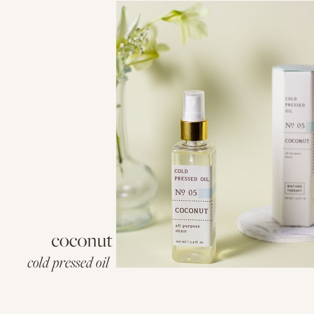 #coldpressedoil : #coconutoil is our all purpose elixir for it's #multipurpose flexibility to use on your body and hair, for #massage, to spray into the navel at night time to combat #skindryness... 
#NatureTherapy #smallbatchproduction #WomenOnTheGo