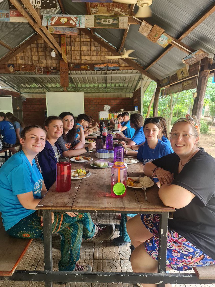 Our volunteer students arrived to their new camp on this trip safe and sound. Enjoy lunch in camp made by our local staffs.
#TeamSteang 
#Campseffect 
#Dosomethingamazing 
<a href="/CampsInt/">Camps International</a>