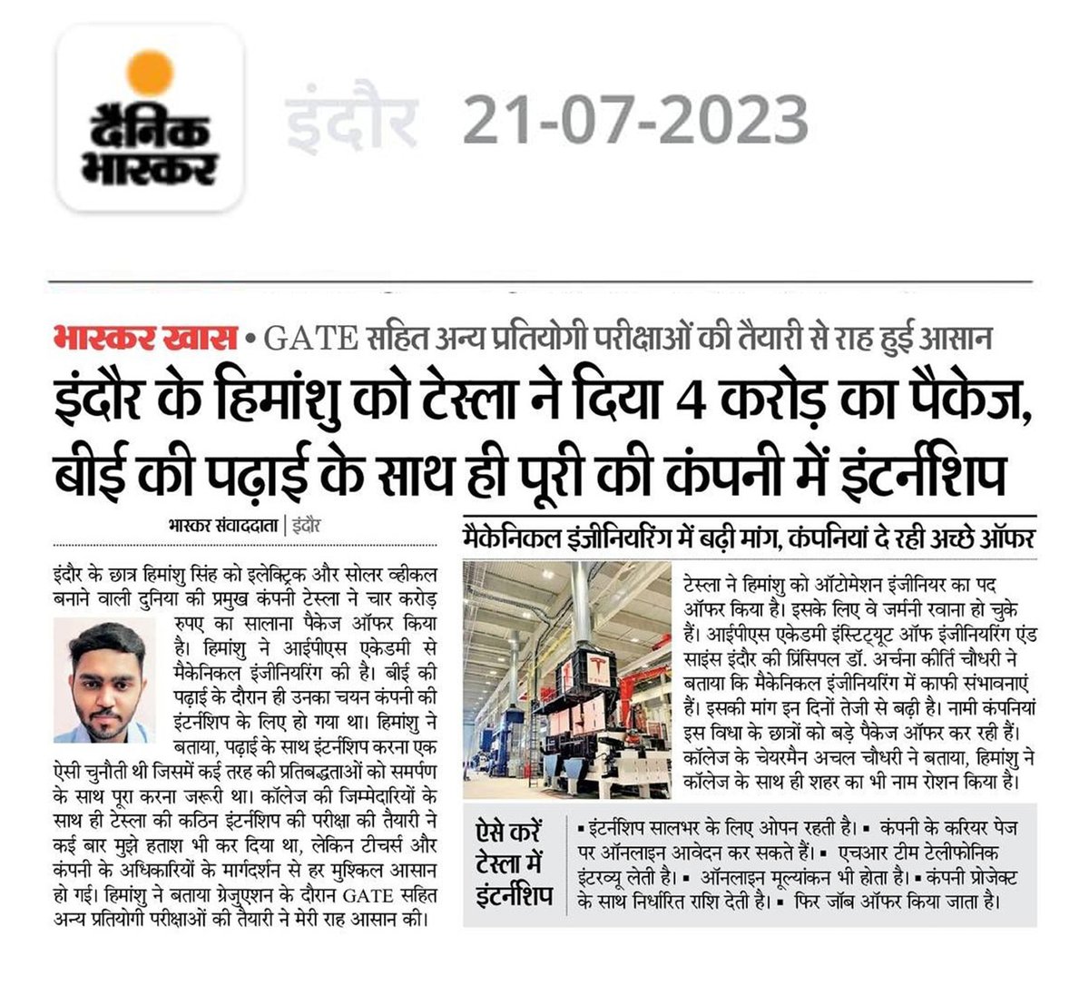 IPS Academy tweet media