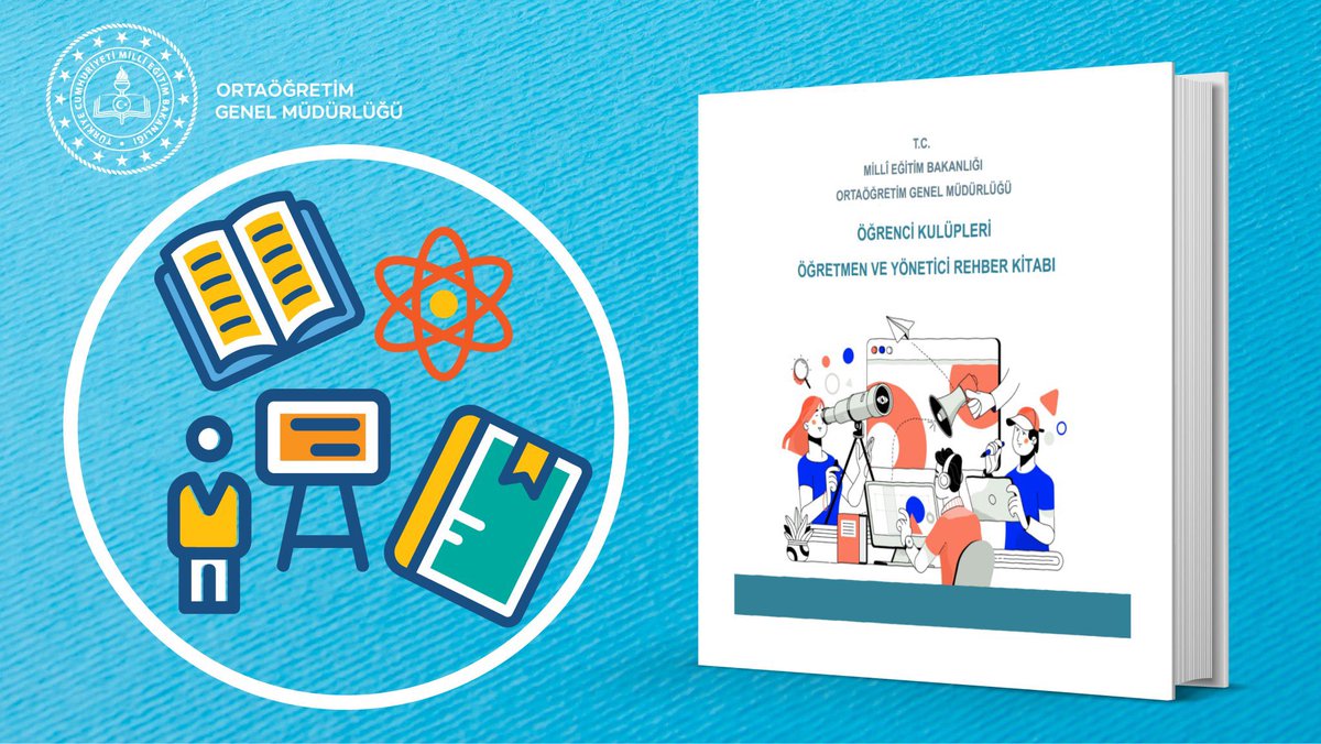 “Öğrenci Kulüpleri Öğretmen ve Yönetici Rehber Kitabı” OGM Materyal sitesinde erişime açıldı.

ogmmateryal.eba.gov.tr/kutuphane/ogre…