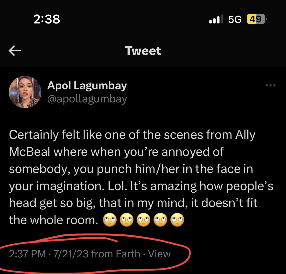 apollagumbay's tweet photo. Errrr… where else would it be from? 😅 https://t.co/mUpG2bBbj2