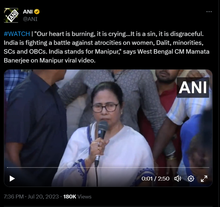 Atheist_Krishna's tweet photo. Outrage in this country has become selective.  If something bad happens in BJP ruled state, the opposition will scream from the rooftop and swallow fevicol when the same happens in their state.  The same goes for BJP too.  In all this, the real common man is stuck between a rock and a hard place.