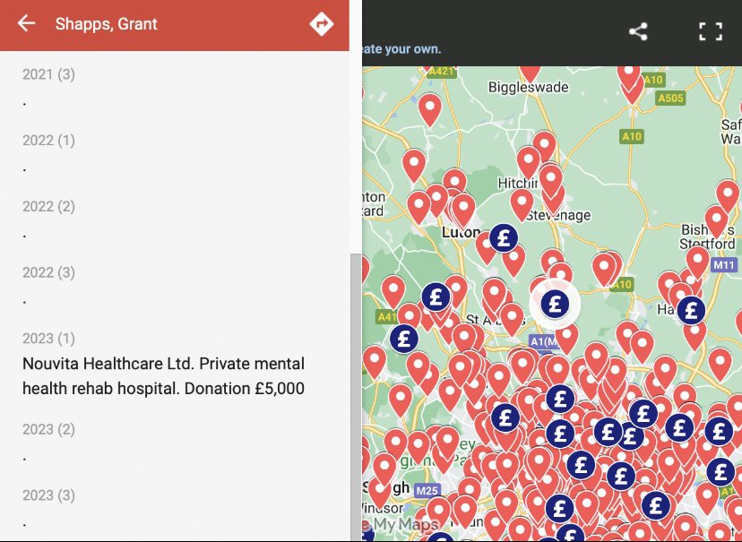JujuliaGrace's tweet image. Hi Grant Shapps 👋 ,

You wrote this on Twitter: 

“As the political wing of Just Stop Oil, it is the Labour Party not the taxpayer that should be paying the bill”

Just curious, are you the political wing of this private hospital that has given you a £5000 donation?👇🚨