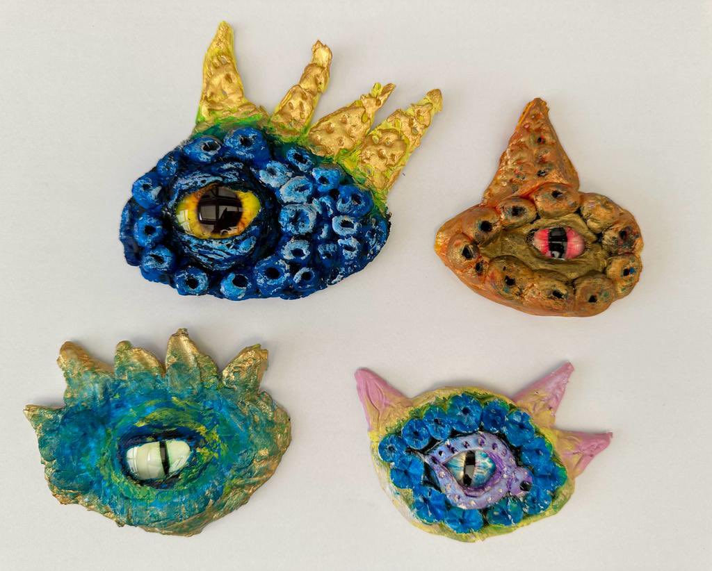 CSheltonEdu's tweet photo. Wow! Well done Y6 @stjdinnington Monster clay eyes to link with their suspenseful writing based on the short clip “Francis” https://t.co/87O8T0QTSB
