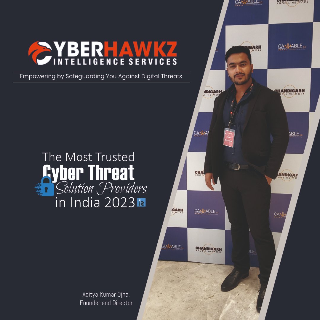 insightssuccess's tweet photo. @CyberHawkz is a leading provider of comprehensive threat intelligence solutions that are customized to meet the unique needs of each client’s business under the guidance of Founder and Director #AdityaOjha
https://t.co/8wQjGmwHRJ
#cybersecurity #cyberthreats #businessmagazine https://t.co/TcKImQAb0K